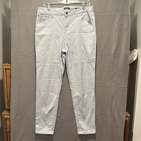 Needle & Cloth Womens 16 Skinny Striped Jeans w Pockets - Picture 1 of 4